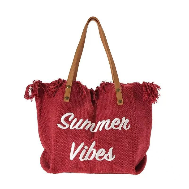 Gradient Color Women's Tote Beach Bag