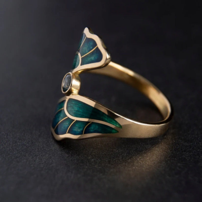 Women's Retro Simple And Exaggerated Personality Ring