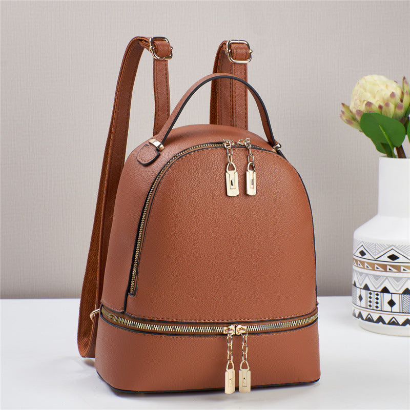 Bolsa de viaje de cuero suave de gran capacidad