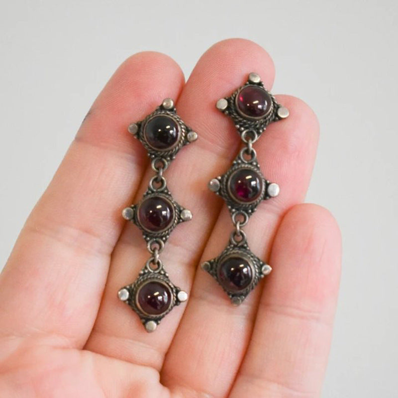 Women's Creative Geometric Asymmetric Handmade Earrings