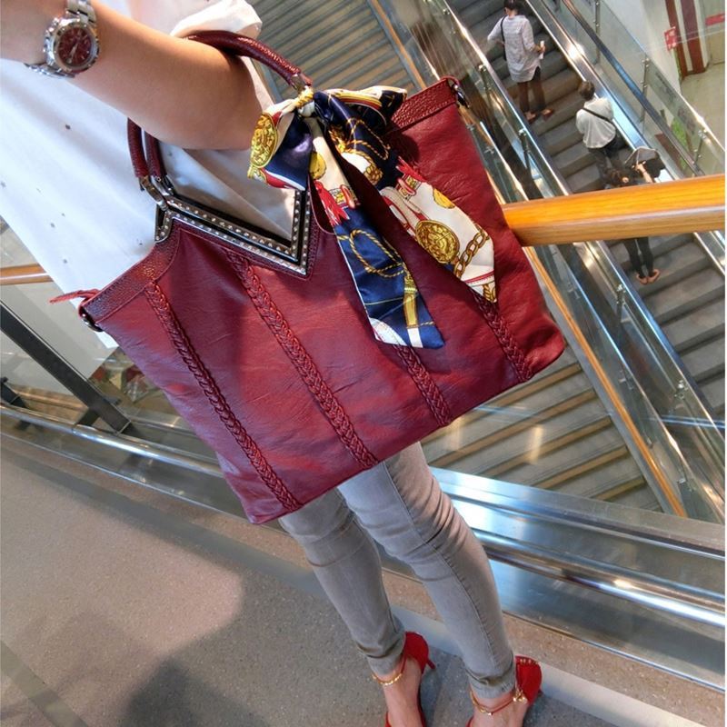 new bag handbag fashion handbag leisure tide retro Europe single shoulder bag lady bag