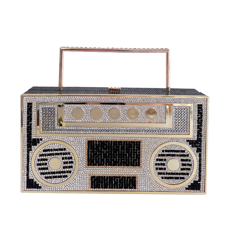 Diamonds Radio Clutch