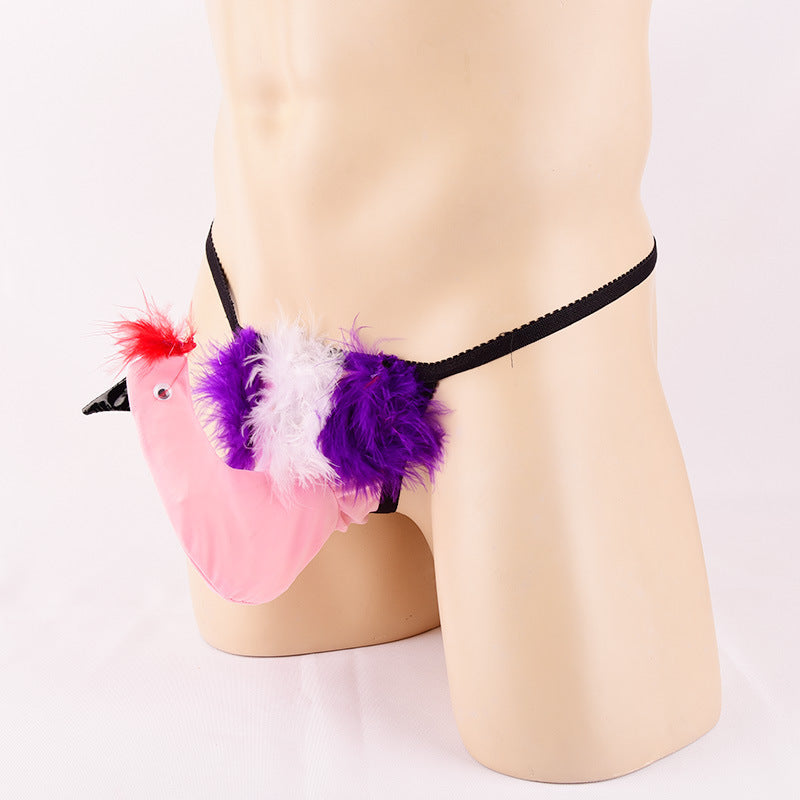 T-back Men's Penis Cover Elephant Pants Chicken Pants