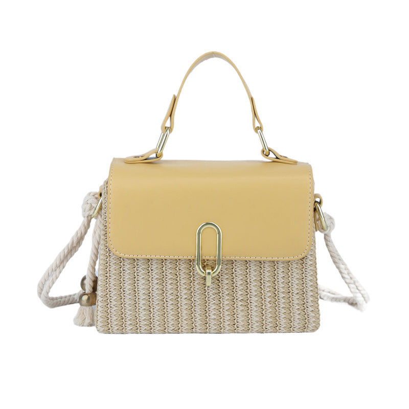 Versatile Woven Crossbody Bag