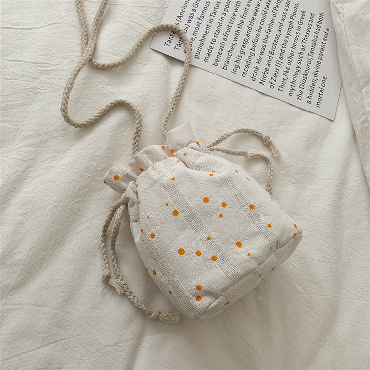 Crafted canvas bag