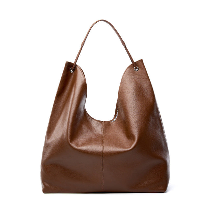 Premium Vegetable-Tanned Leather Tote