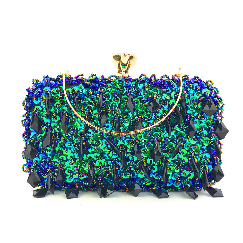 Bead Embroidery Sequin Evening Bag