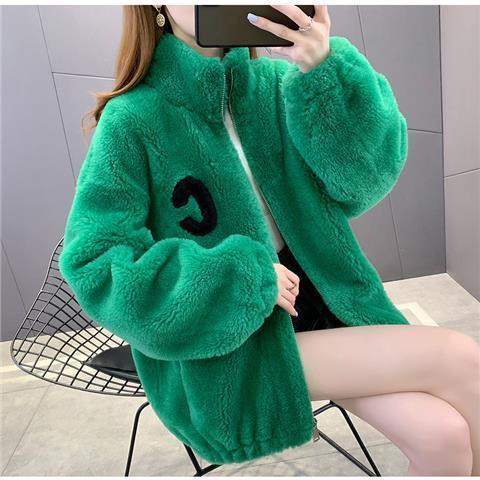 Fleece Lined Padded Warm Keeping Polar Fleece Cardigan Coat Outerwear