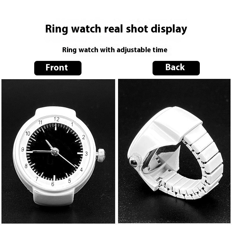 Ring Watch Walking Time Male And Female Students