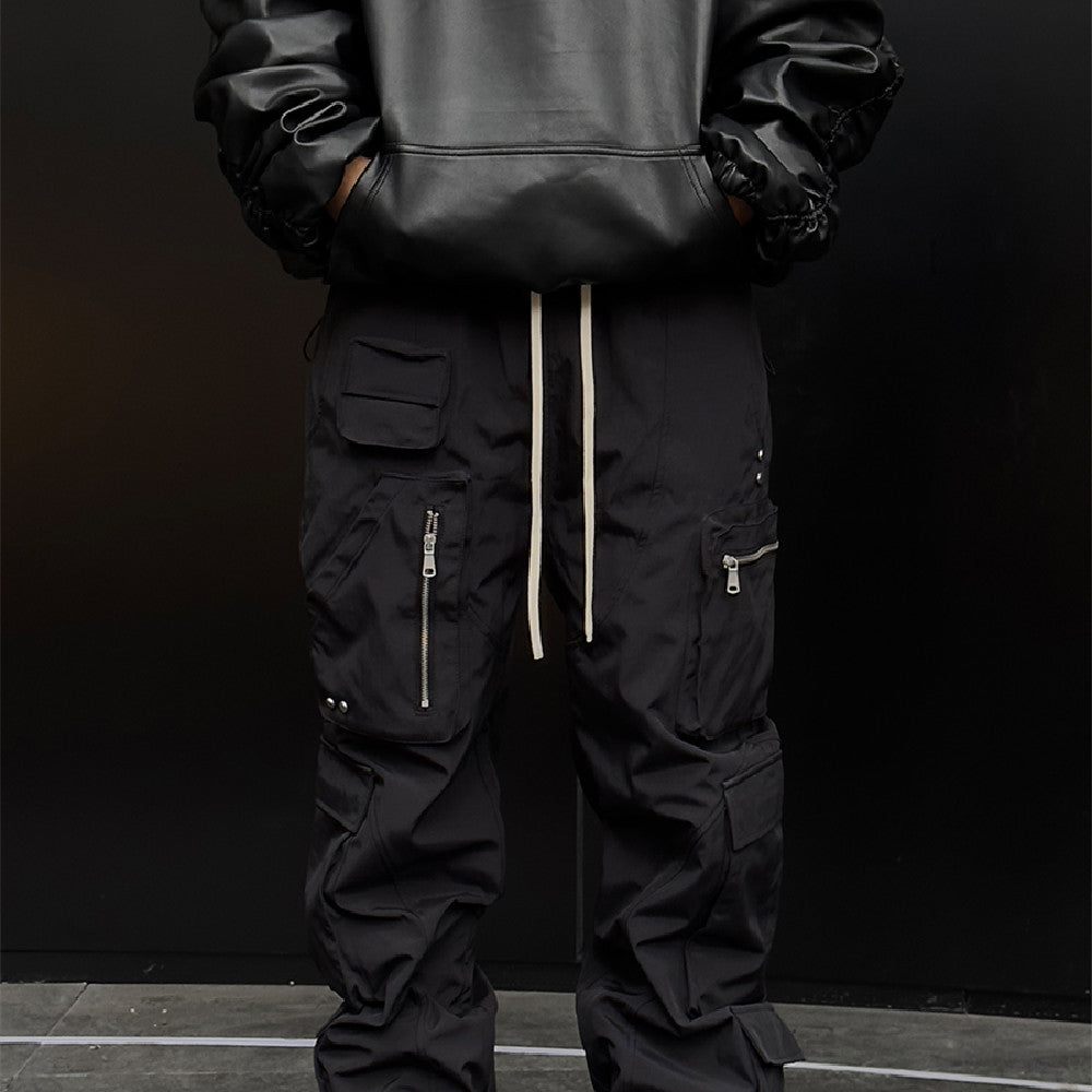 Fashion Loose Straight Dark Pants For Men