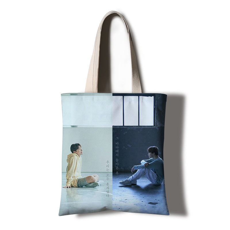Handbag student letter art travel tutorial bag