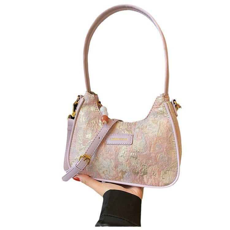 Bolso de mano de moda francesa para llevar al hombro o debajo del brazo