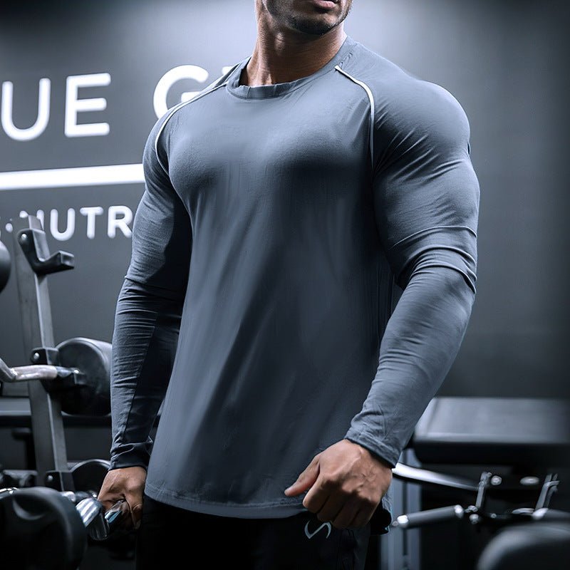 Men's Sports Long Sleeve Panel Shapewear - BAGMODA