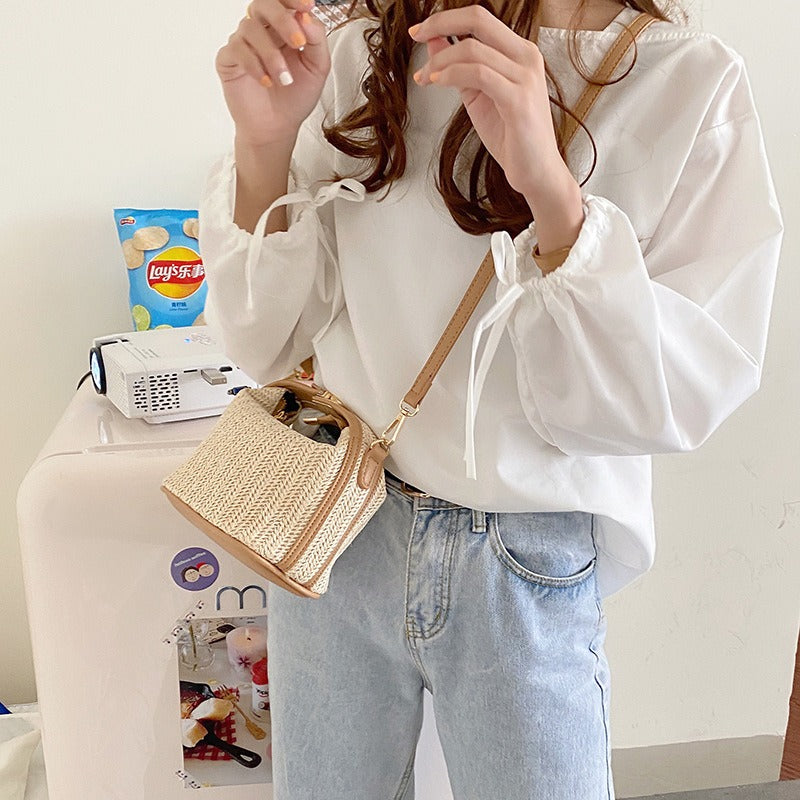 SunnyStroll Woven Bag