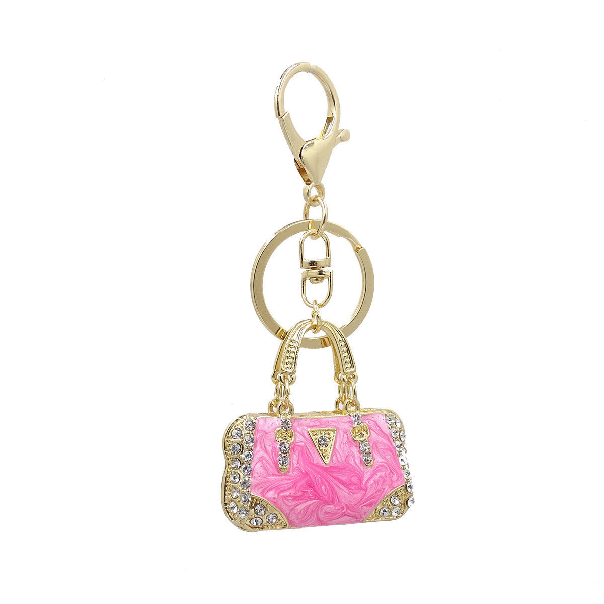 Pendant Environmental Protection Alloy Diamond Color Enamel Cloud Pattern