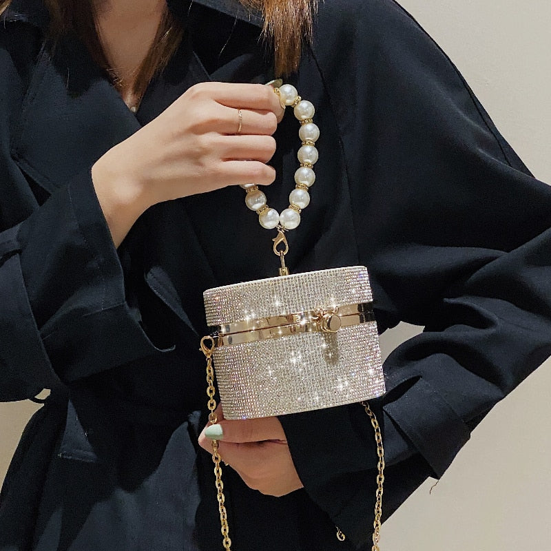 Diamond Acrylic Party Clutch