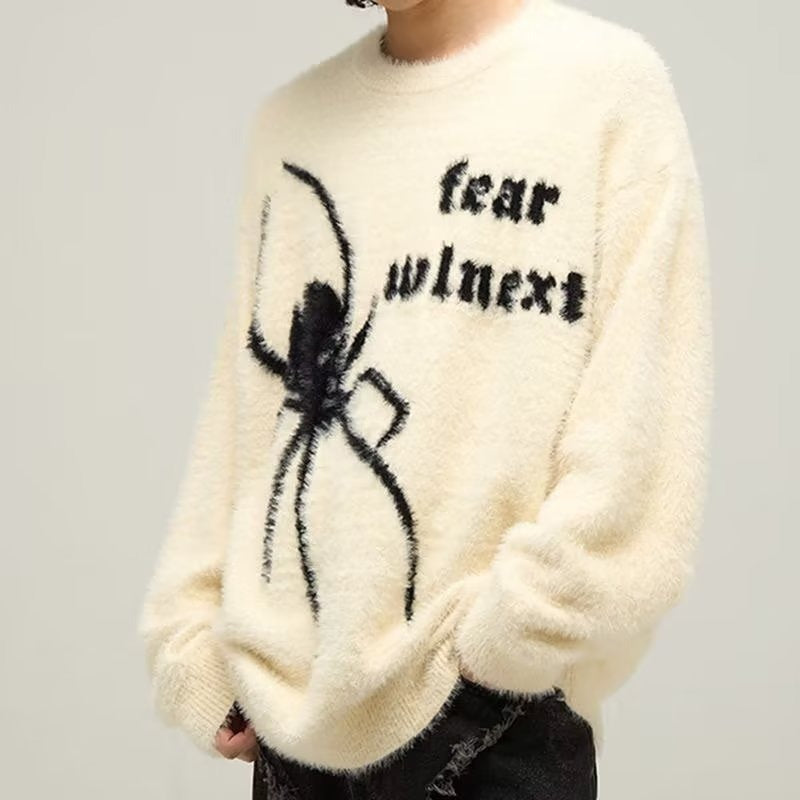 Retro Minority Spider Sweater All-match Fashion Knitwear