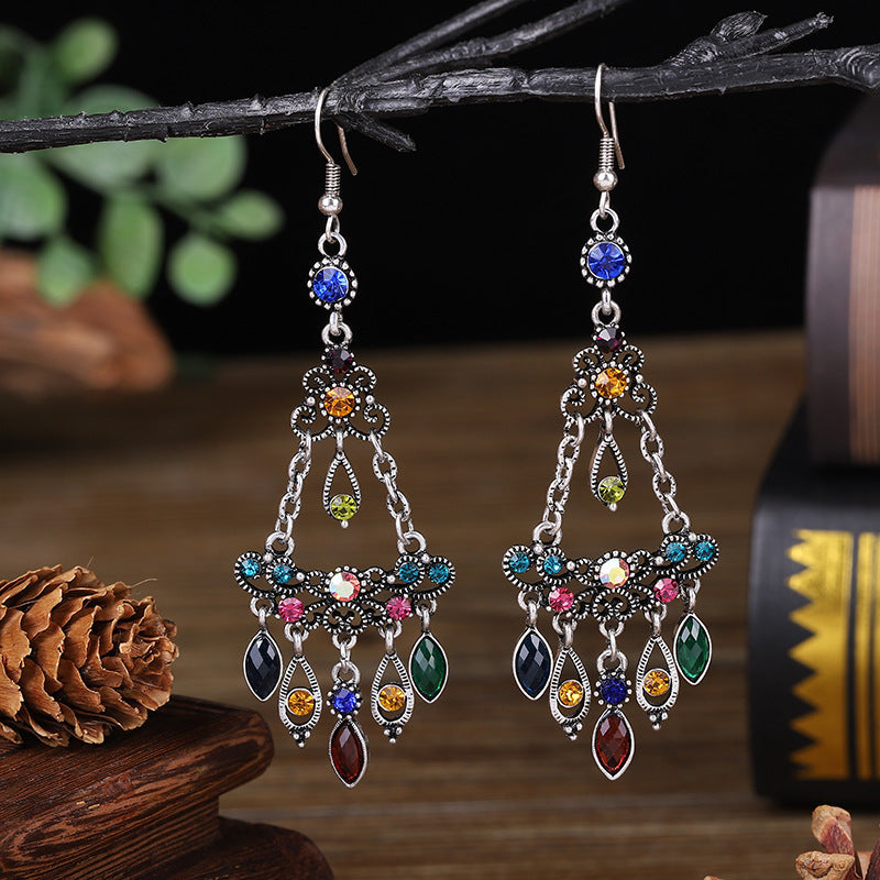 Chinese Style Bohemian Long Women's Earrings