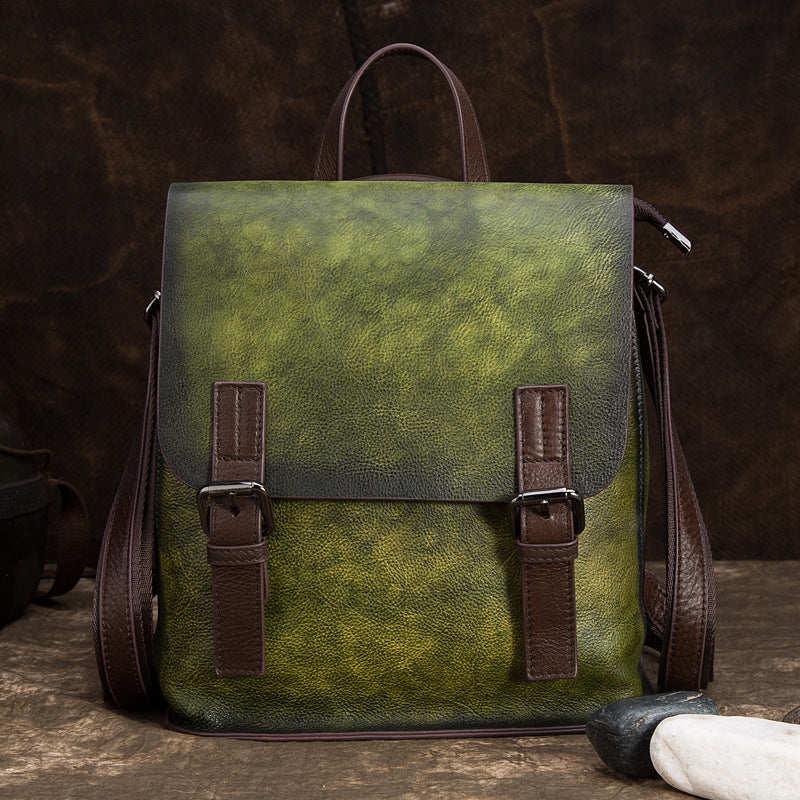 Acadion Classic Leather Backpack