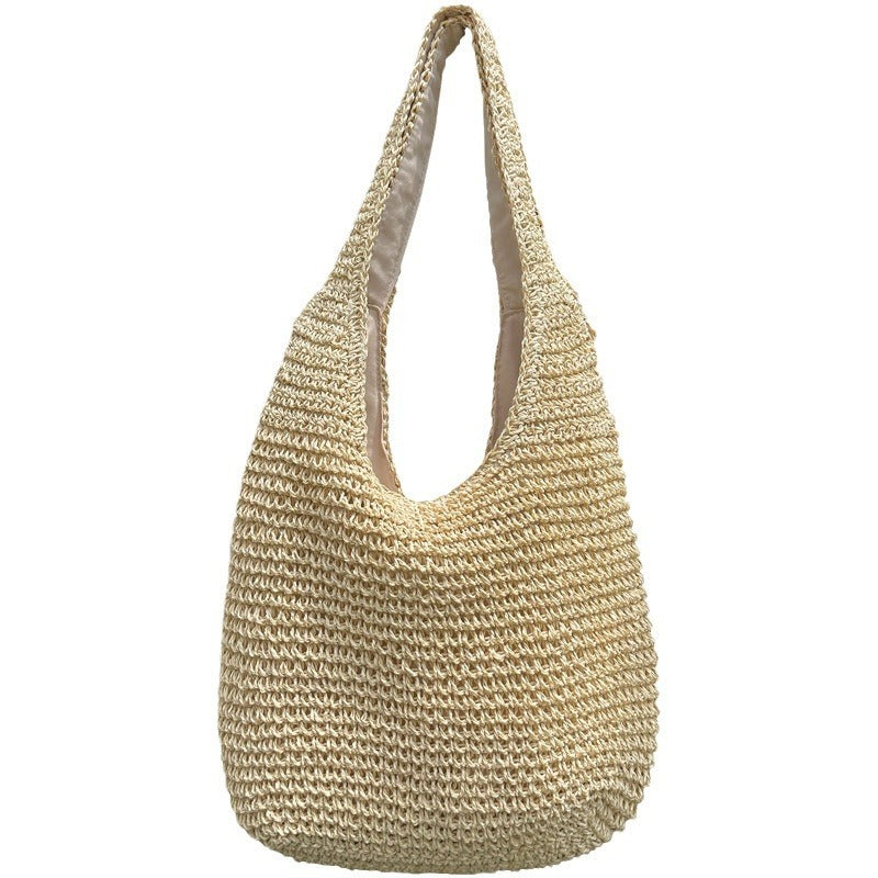 Seaside Vacation Single Shoulder Woven Beach Bag