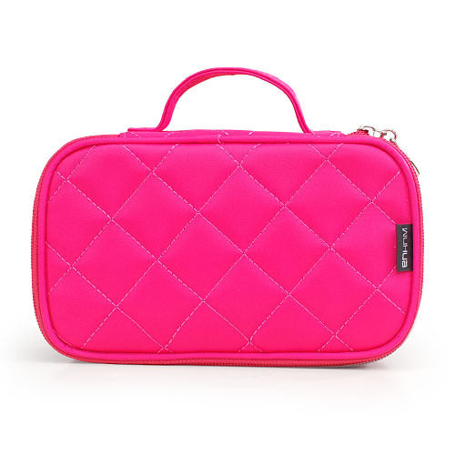 Double waterproof portable cosmetic bag