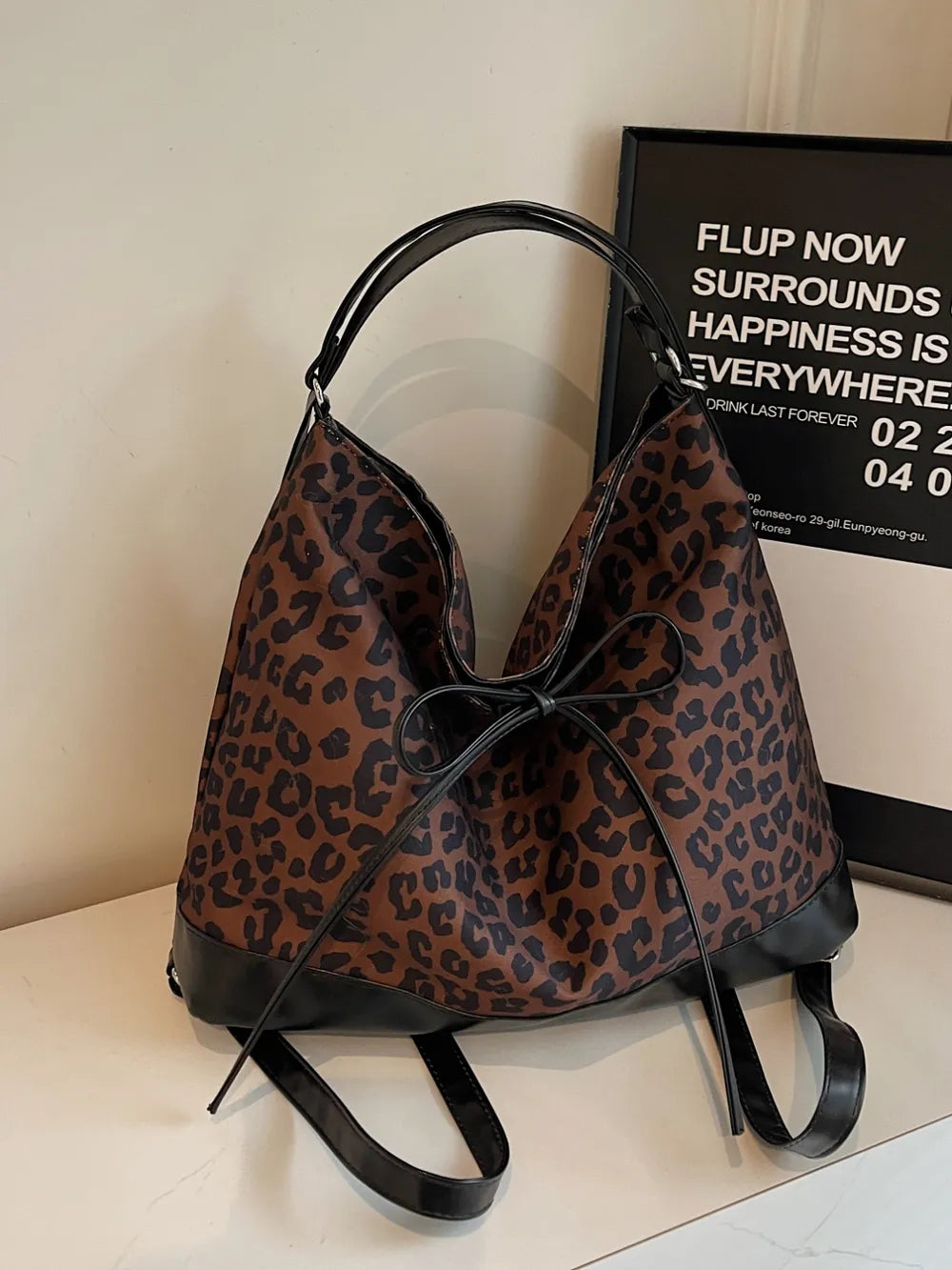 Mocha Wild Lace-Up Crossbody