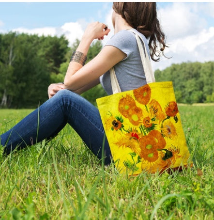 Impressionist canvas bag