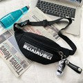 Trendy Korean Canvas Waist Bag