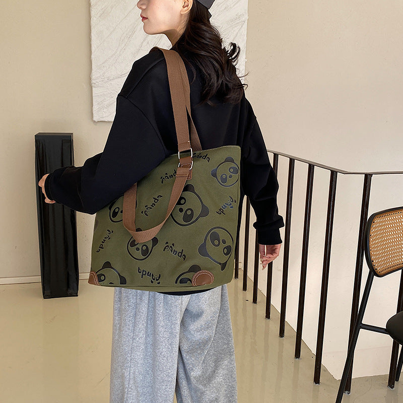 Cute Panda Canvas Bag