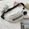 Trendy Korean Canvas Waist Bag