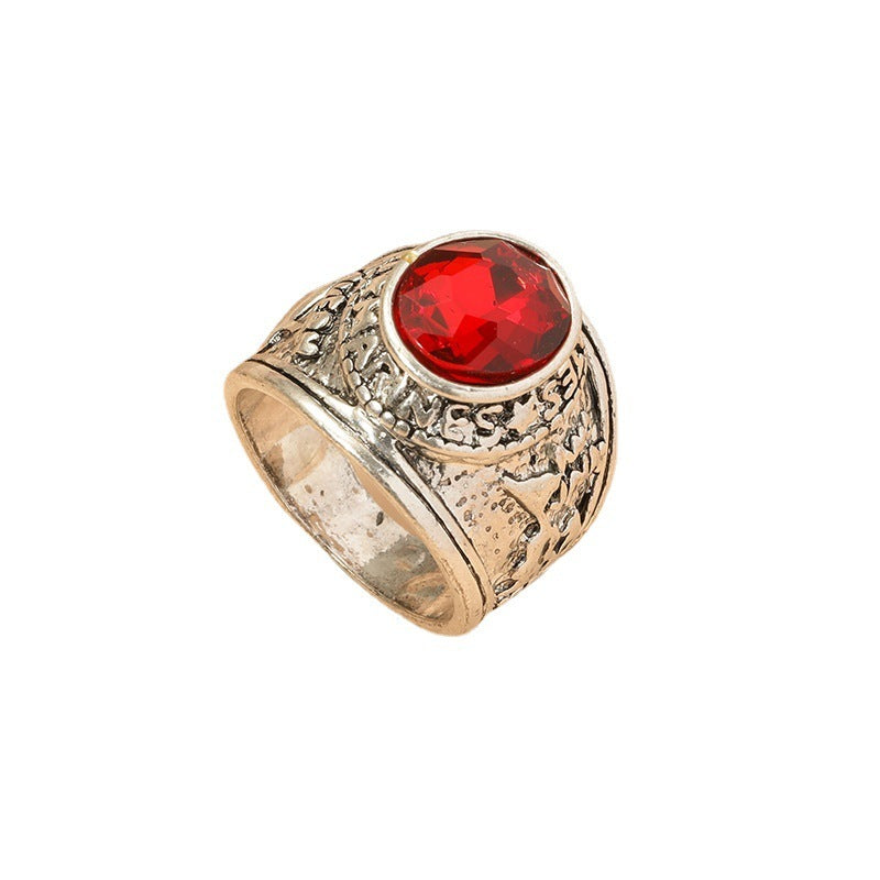 Fashion Vintage Carved Domineering Index Finger Ring