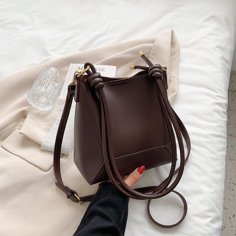 Retro Chic Bucket Bag