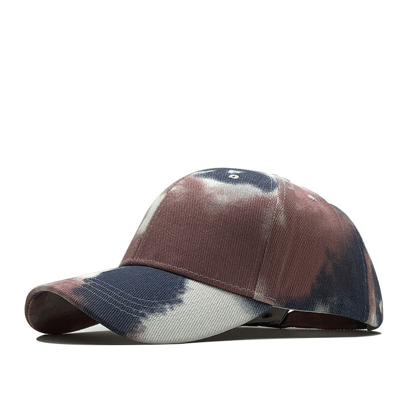 Tie-dye Baseball Peaked Cap Outdoor Casual Sun-proof Hat