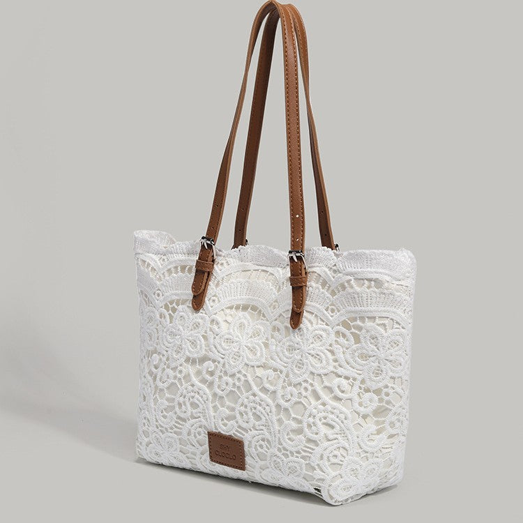 Spitzenhandtasche im Mori-Stil im westlichen Stil