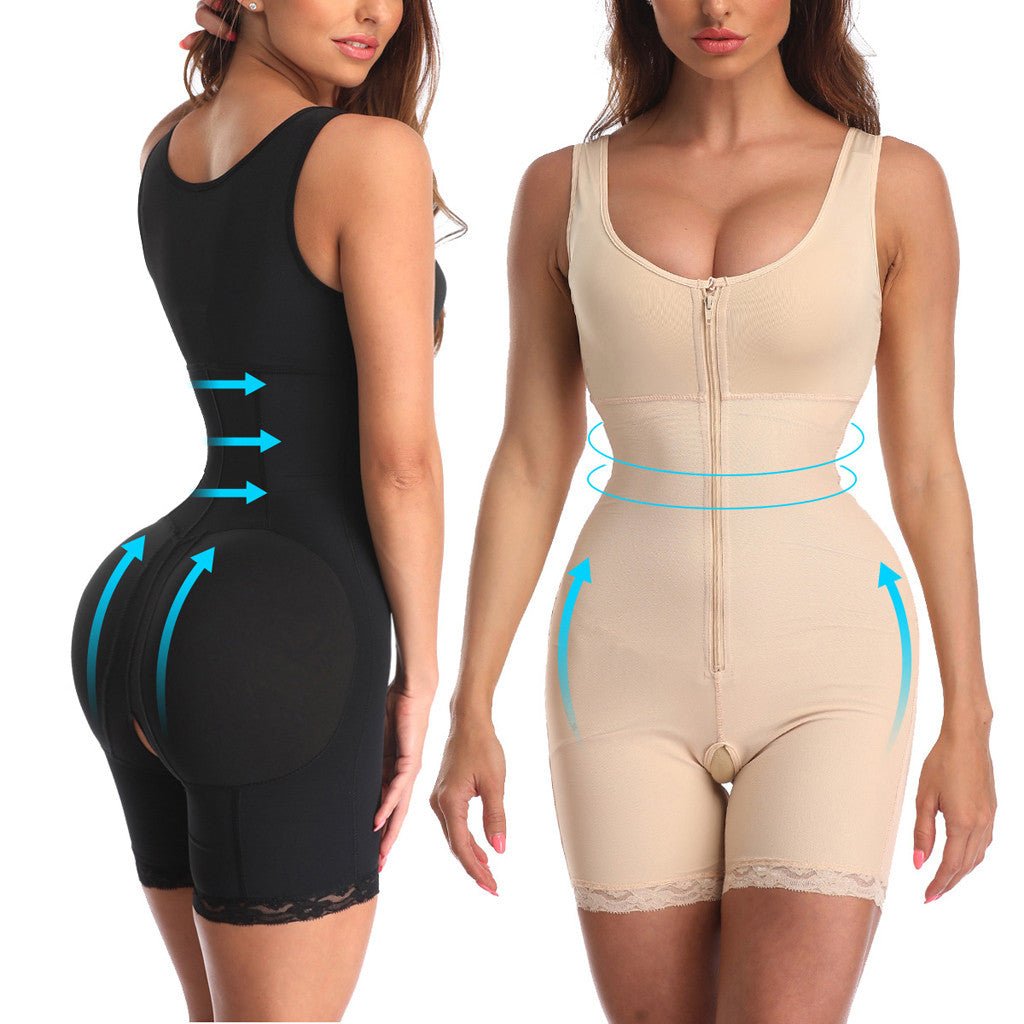 Women's Zipper Slimming Bodysuit Shapewear - BAGMODA