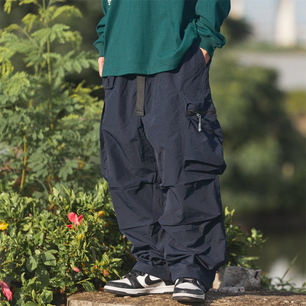 Fashion Japanese Style Workwear Casual Pants Men - BAGMODA