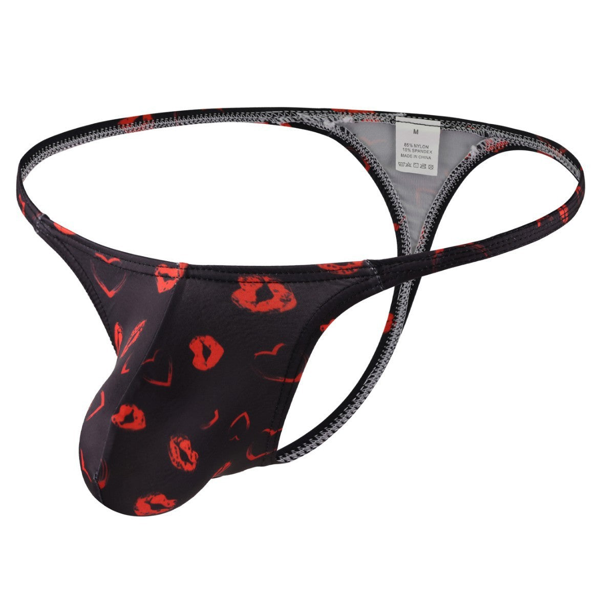 Cartoon Cotton Men's Low Waist Sexy T-back