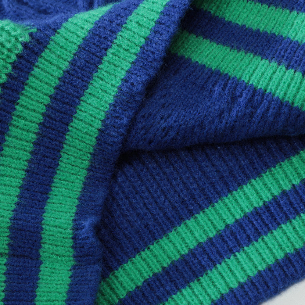 Men's Design Loose Twist Knit Pullover Sweater