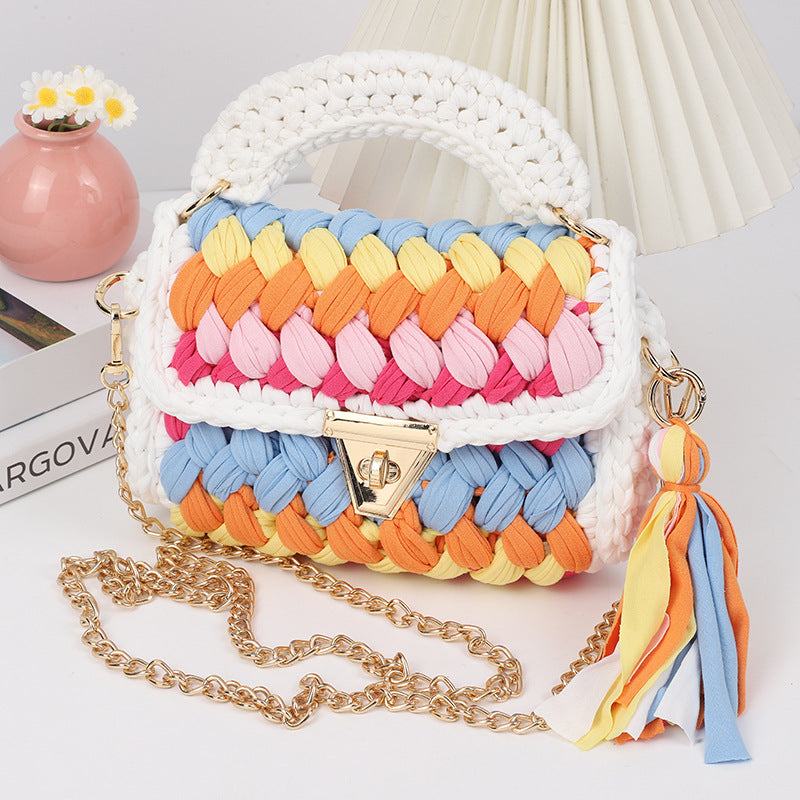 ColorPop Braided Street Bag