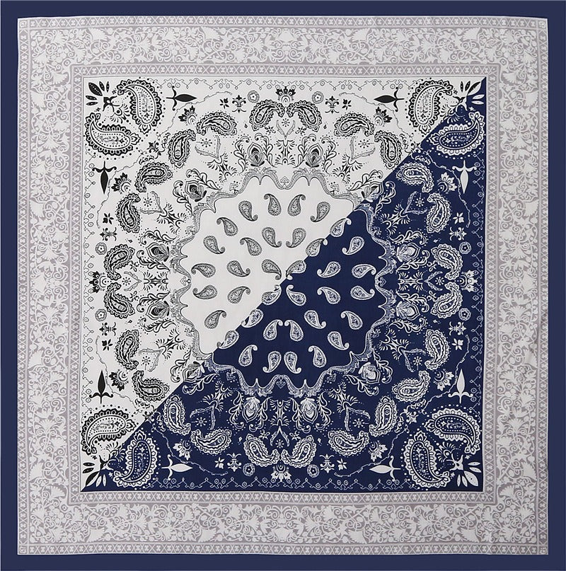 Retro artistic small square scarf - BAGMODA