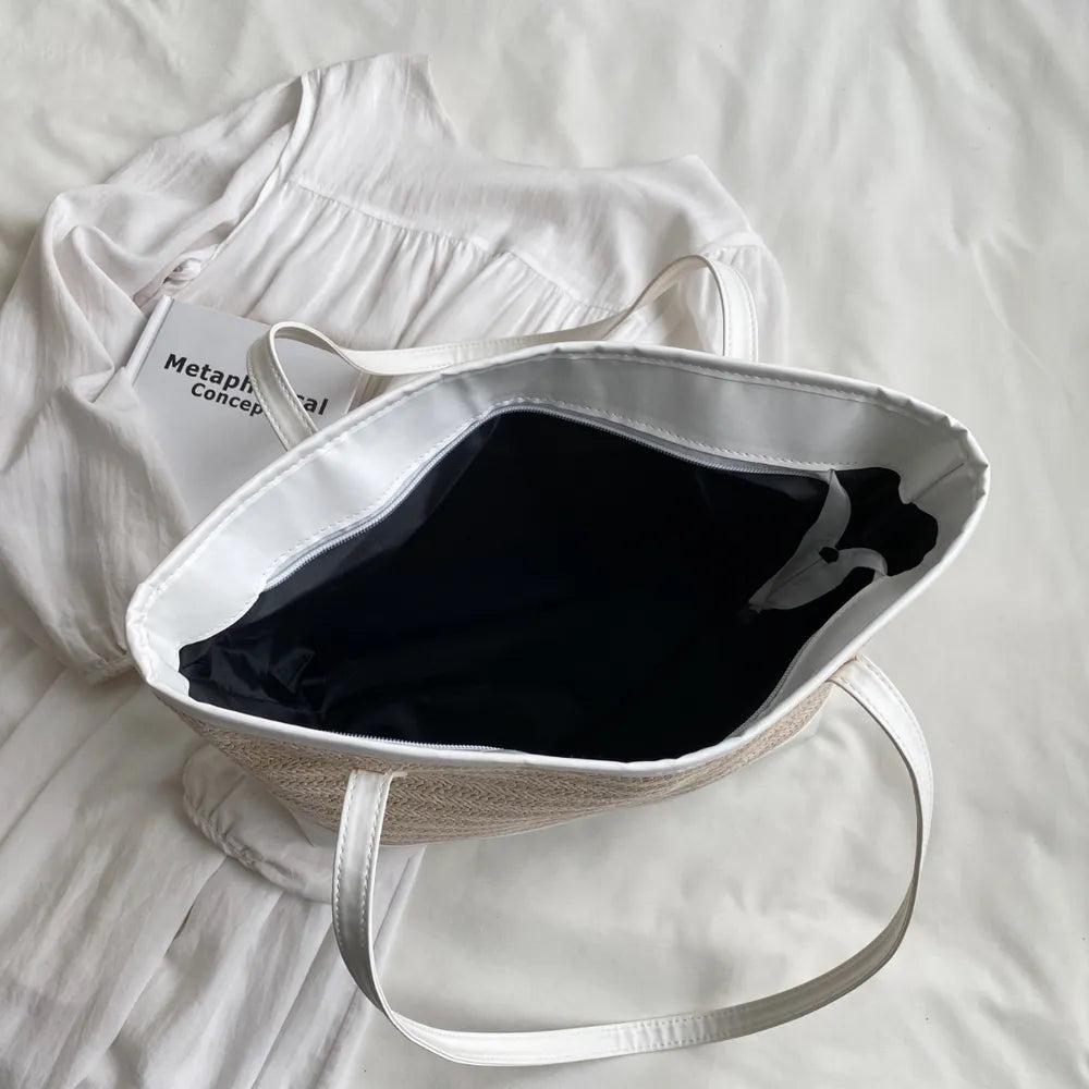 Coastal Charm Woven Tote