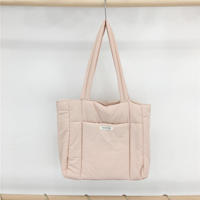 Nylon Canvas Shoulder Bag