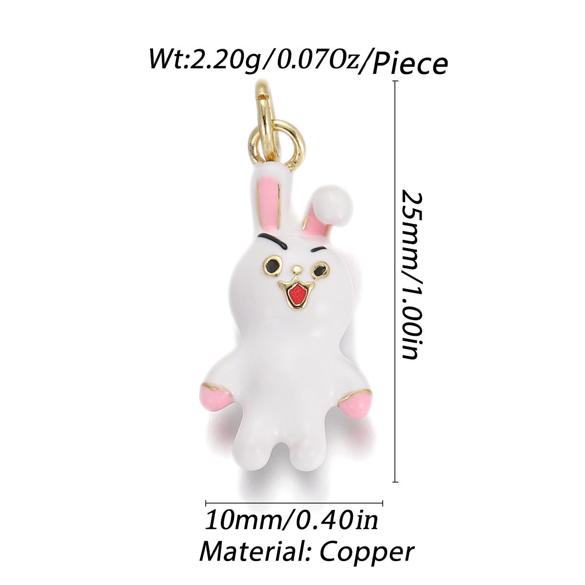 Animal Series Pendant Drop Oil Inlaid Zircon Diy Bracelet Necklace