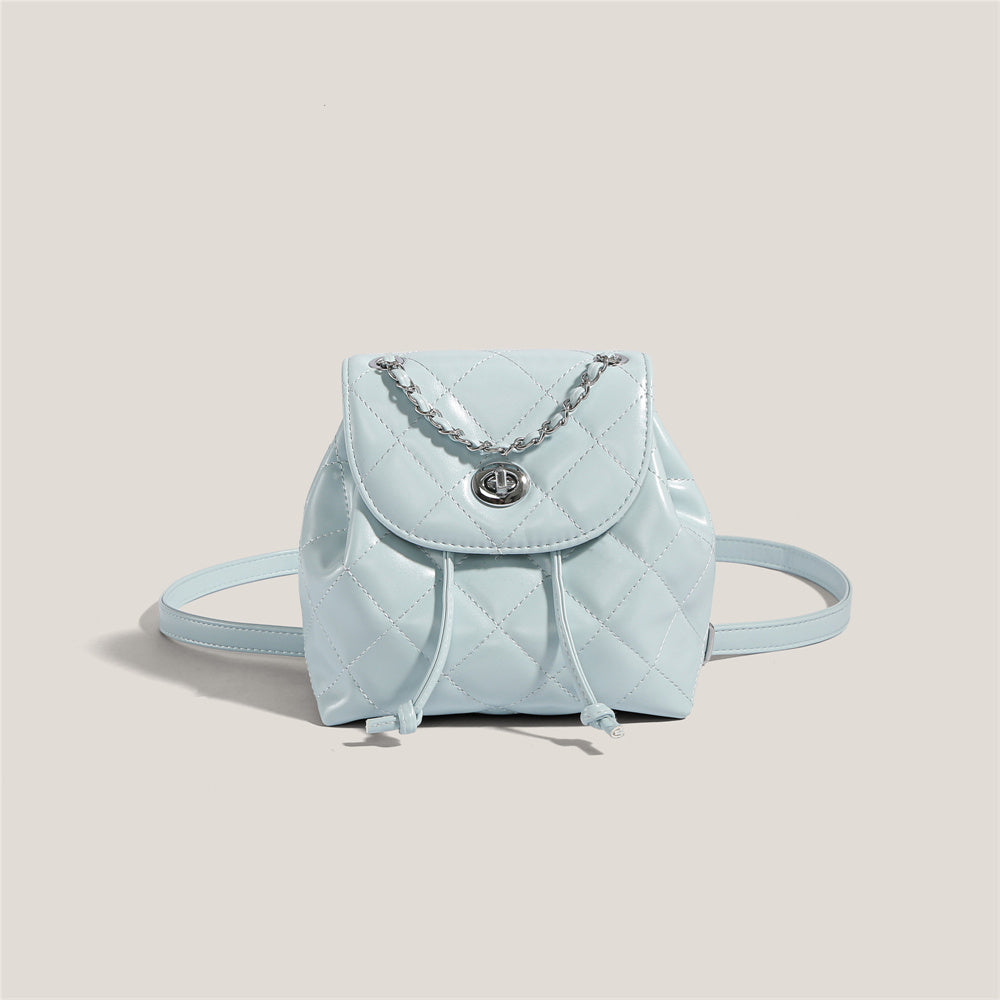 Rhombus Plaid Damen Rucksack