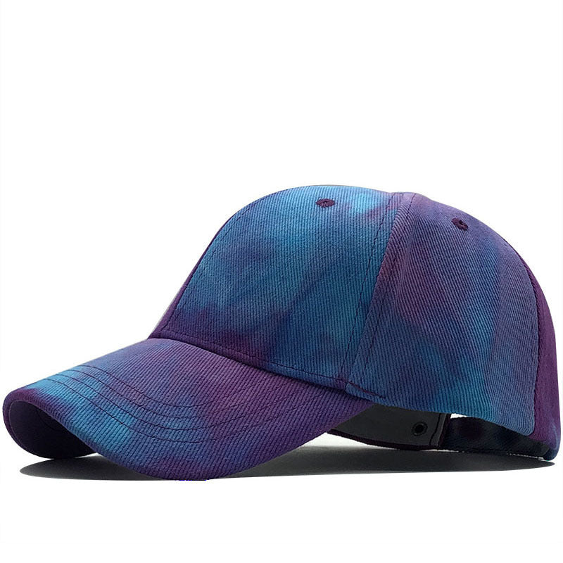 Tie-dye Baseball Peaked Cap Outdoor Casual Sun-proof Hat