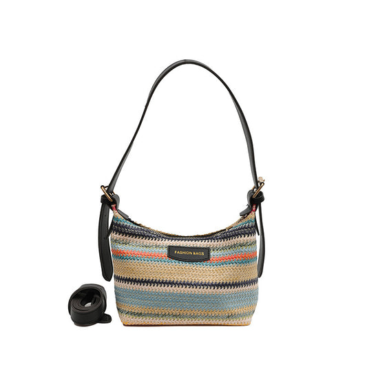 Casual Chic Woven Tote Bag