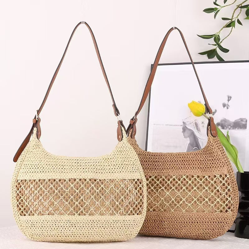 Bolso bandolera de paja