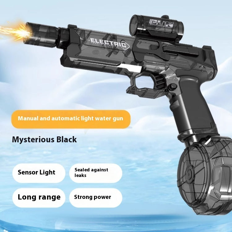 Pistola de agua eléctrica Fire Rat, luz fría, totalmente automática, juguete de verano, deportes, entretenimiento, regalos para niños, AC223