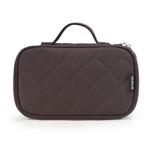 Double waterproof portable cosmetic bag