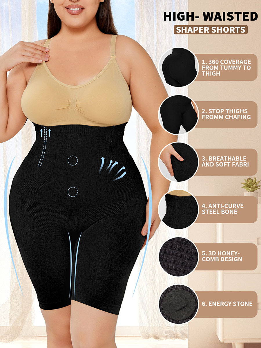 Pantalones cortos moldeadores de abdomen para mujer